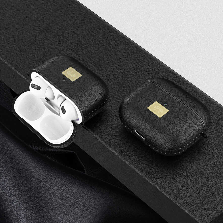Apple Airpods 3. Nesil Kılıf Deri Görünümlü Askı Aparatlı Wlons Kılıf