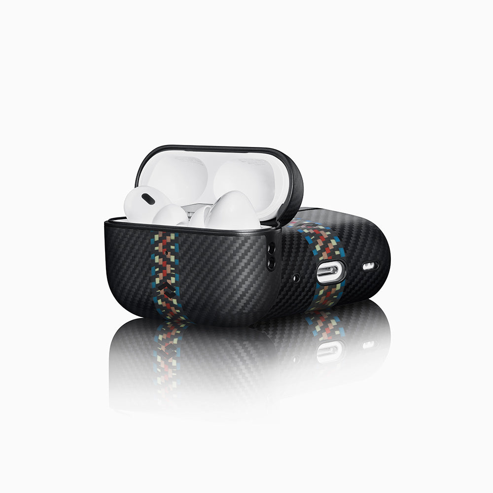 Apple Airpods Pro 2 Kılıf 600D Aramid Fiber Pitaka Orchestra Serisi Rhapsody Kılıf