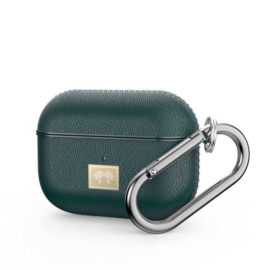 Apple Airpods Pro 2 Kılıf Deri Görünümlü Askı Aparatlı Wlons Kılıf