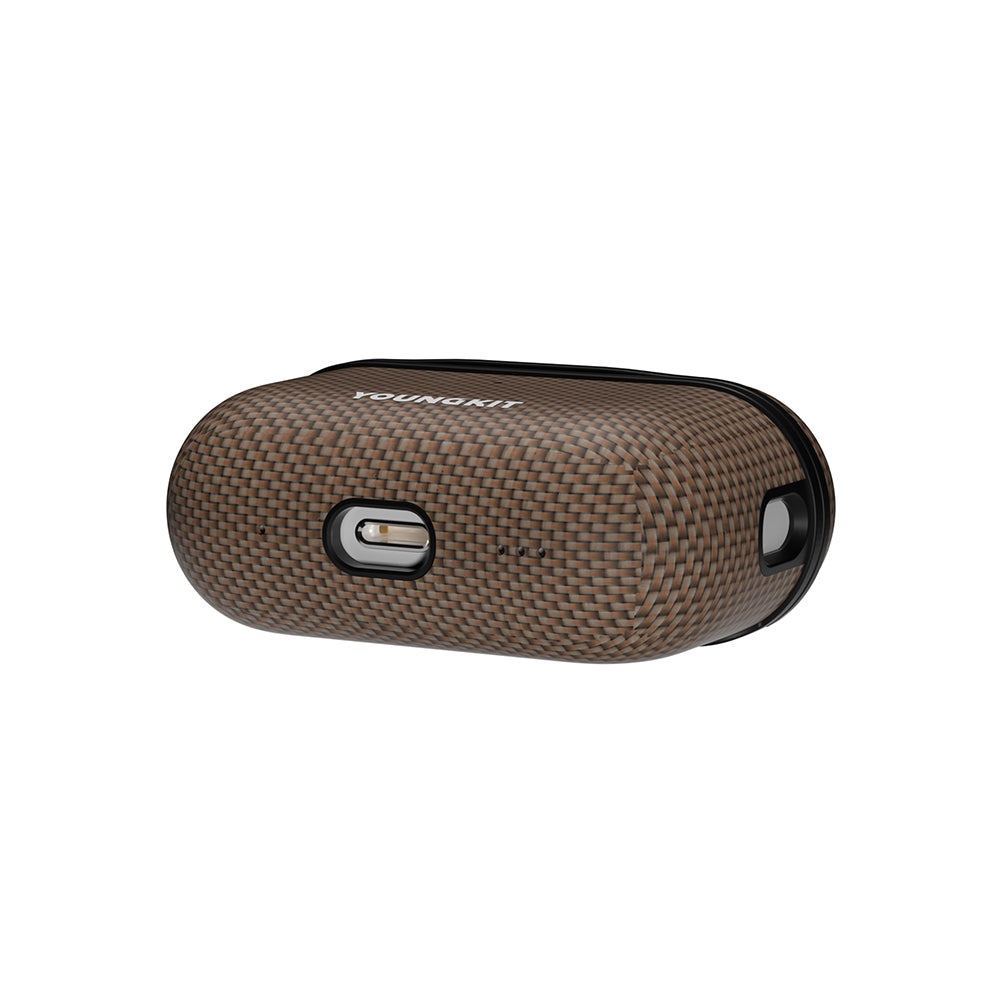 Apple Airpods Pro 2 Kılıf M-safe Şarj Özellikli Aramid Fiber Youngkit 1500D Kevlar Extreme Wing Serisi Kapak
