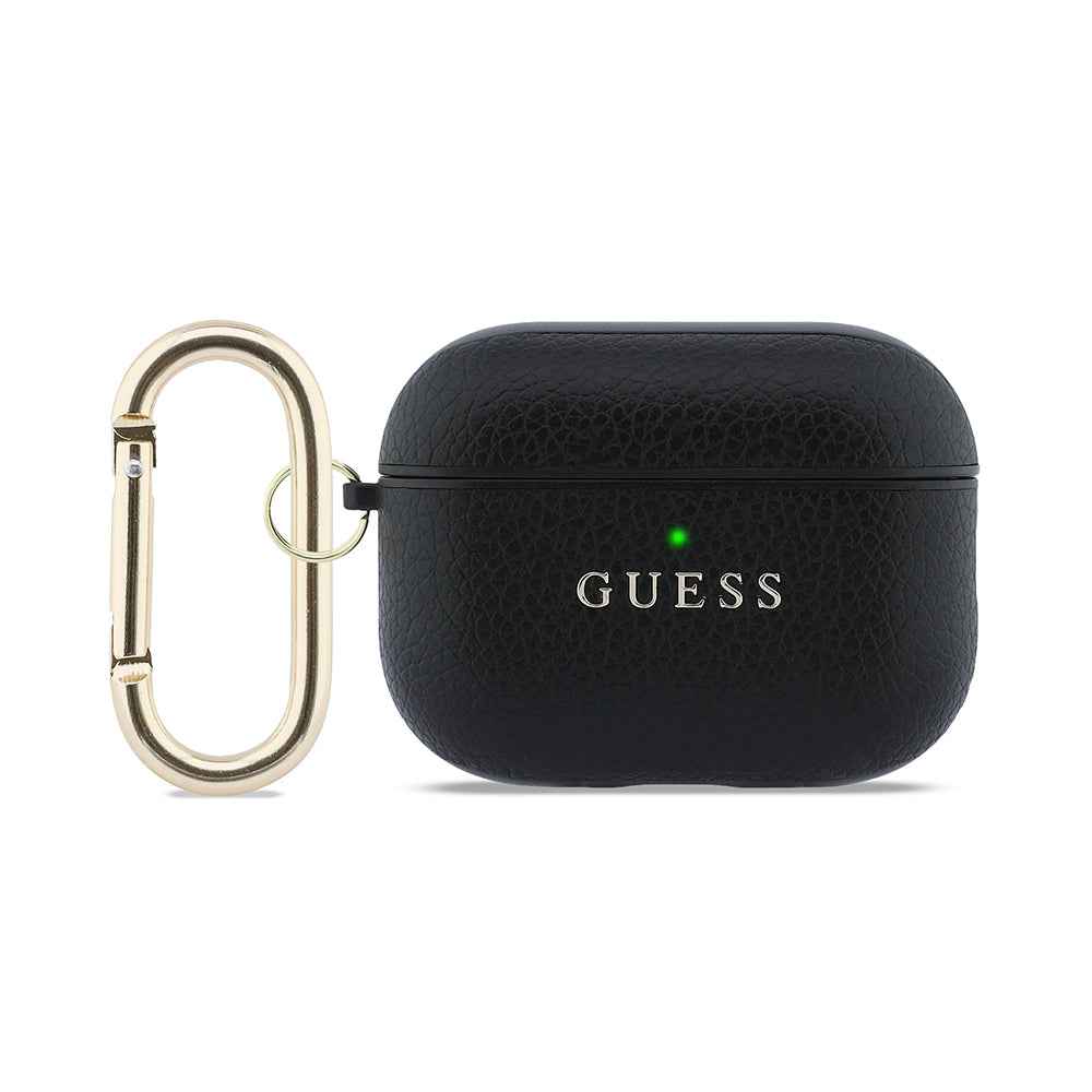 Apple Airpods Pro 3 Kılıf Guess Orjinal Lisanslı Anahtarlıklı PU Deri Kapak