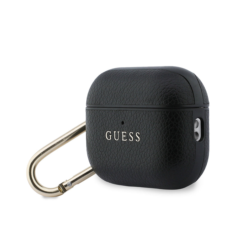 Apple Airpods Pro 3 Kılıf Guess Orjinal Lisanslı Anahtarlıklı PU Deri Kapak