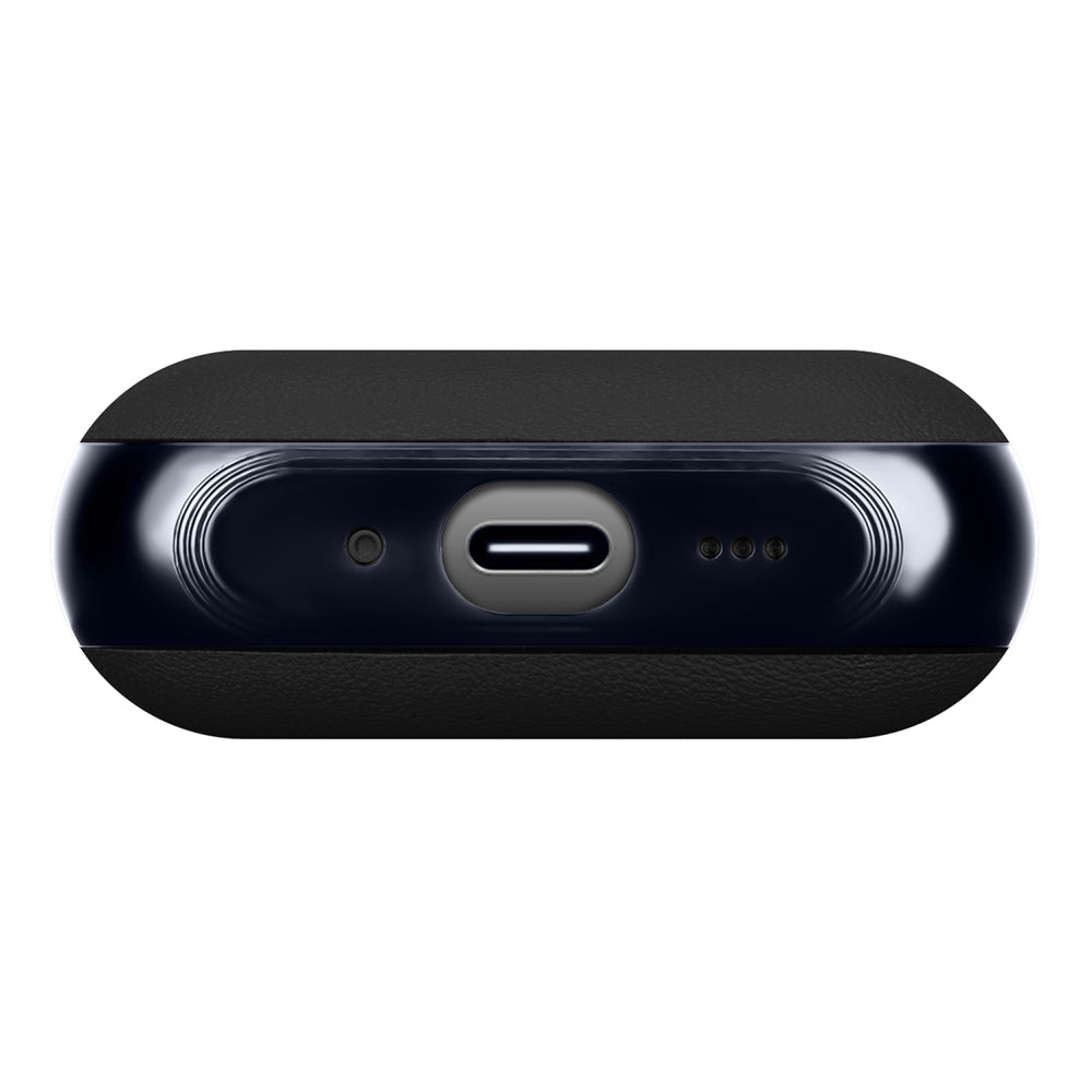 Apple AirPods Pro 3 Kılıf M-Safe Şarj Özellikli Mutural Poying Serisi Deri Tasarımlı Kapak
