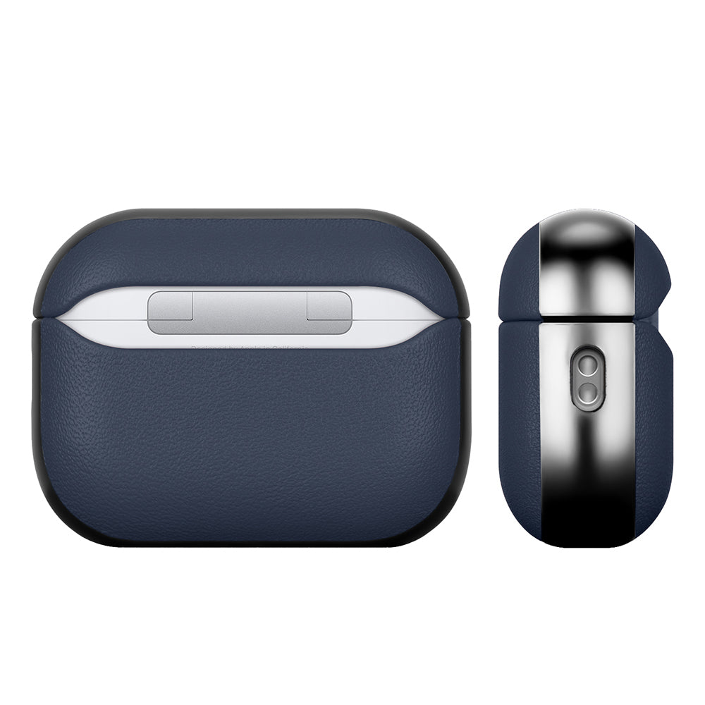 Apple AirPods Pro 3 Kılıf M-Safe Şarj Özellikli Mutural Poying Serisi Deri Tasarımlı Kapak