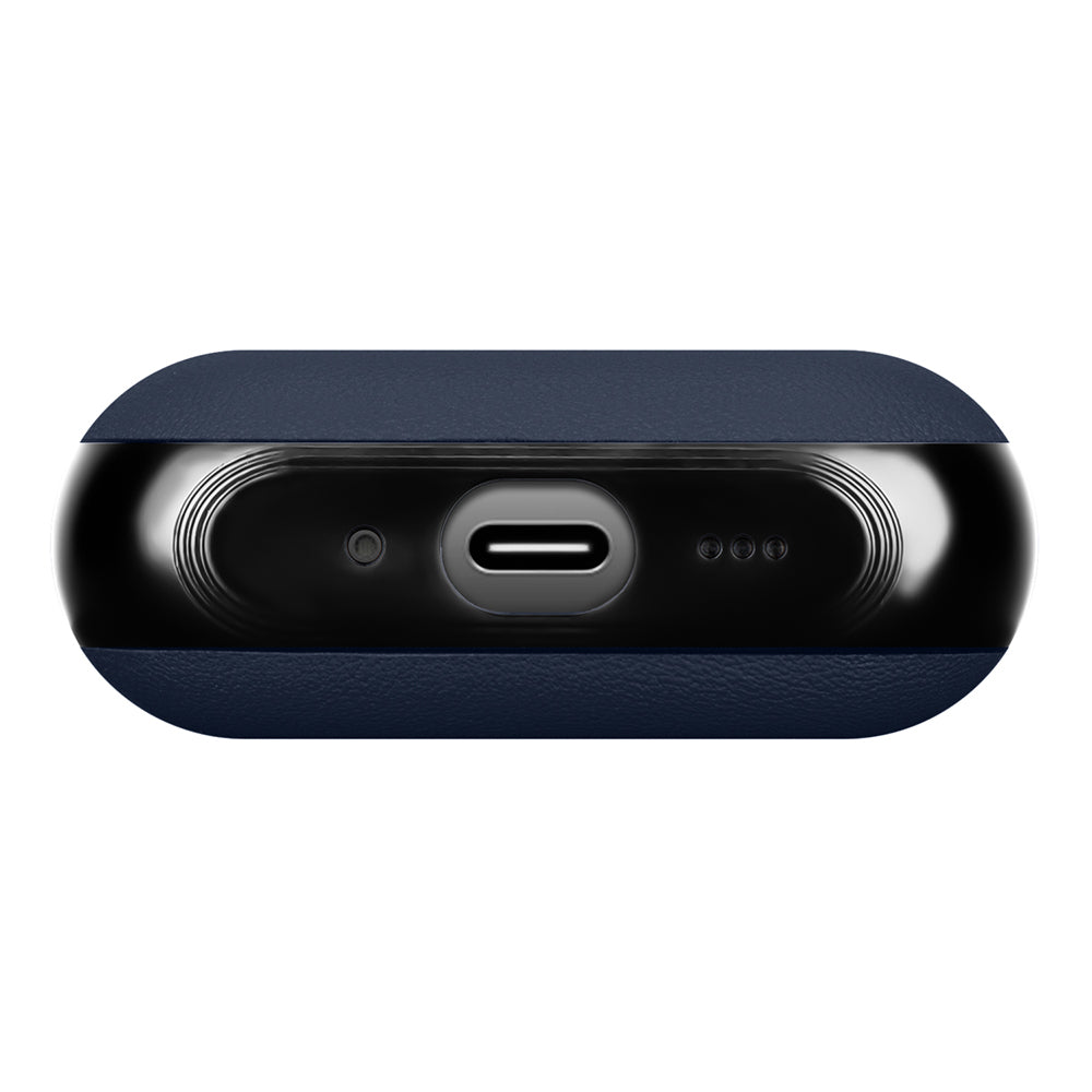 Apple AirPods Pro 3 Kılıf M-Safe Şarj Özellikli Mutural Poying Serisi Deri Tasarımlı Kapak