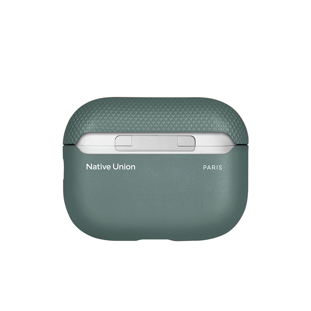 Apple AirPods Pro 3 Kılıf Qi M-Safe Şarj Özellikli Native Union Classic Serisi Suni Deri Kapak