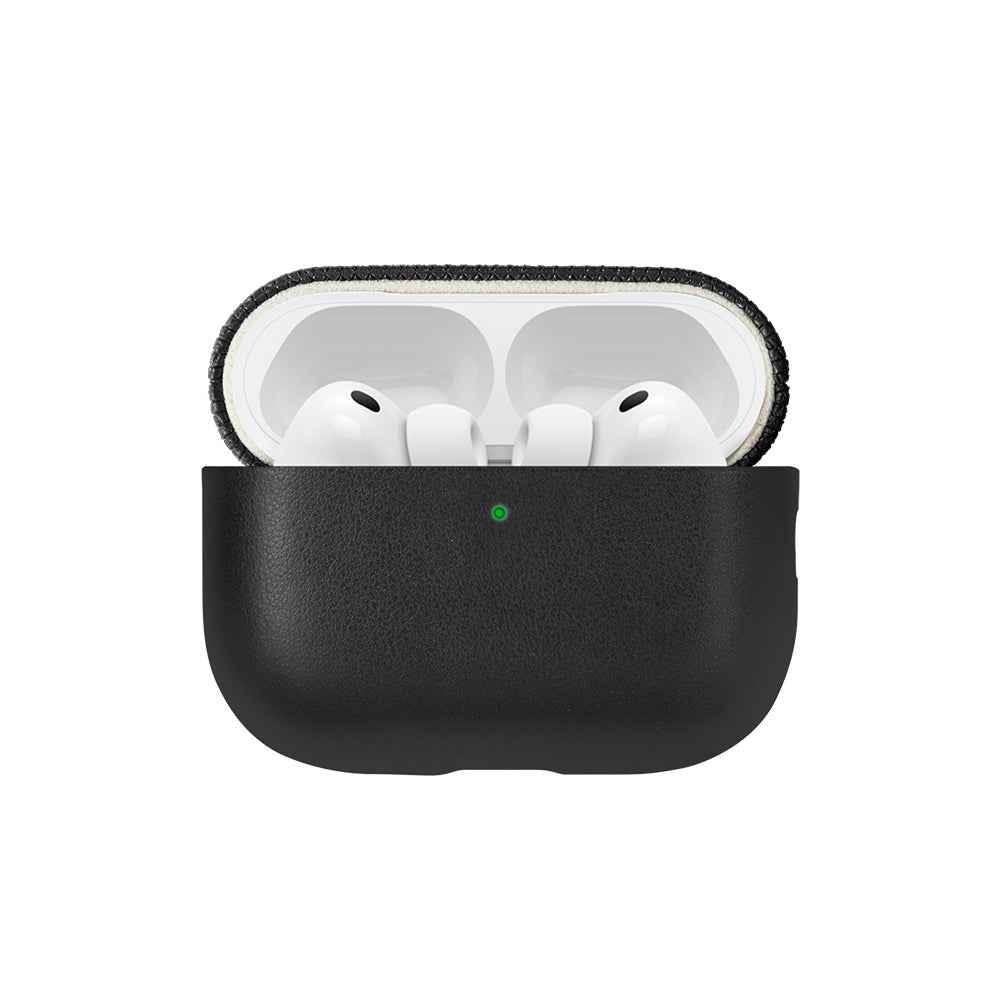 Apple AirPods Pro 3 Kılıf Qi M-Safe Şarj Özellikli Native Union Classic Serisi Suni Deri Kapak