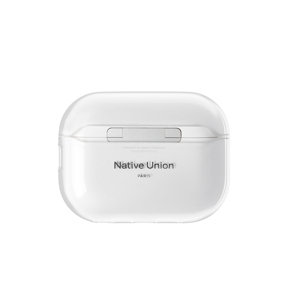 Apple AirPods Pro 3 Kılıf Qi M-Safe Şarj Özellikli Native Union Clear Serisi Silikon Kapak