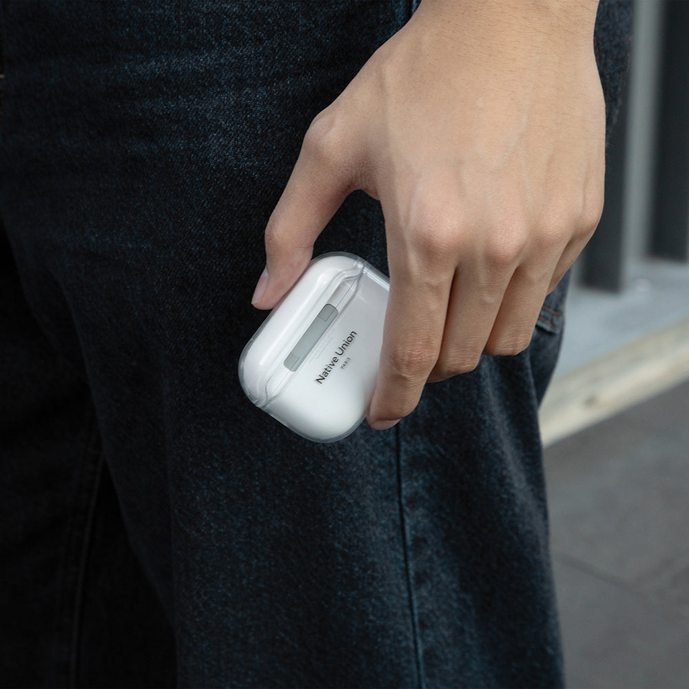 Apple AirPods Pro 3 Kılıf Qi M-Safe Şarj Özellikli Native Union Clear Serisi Silikon Kapak