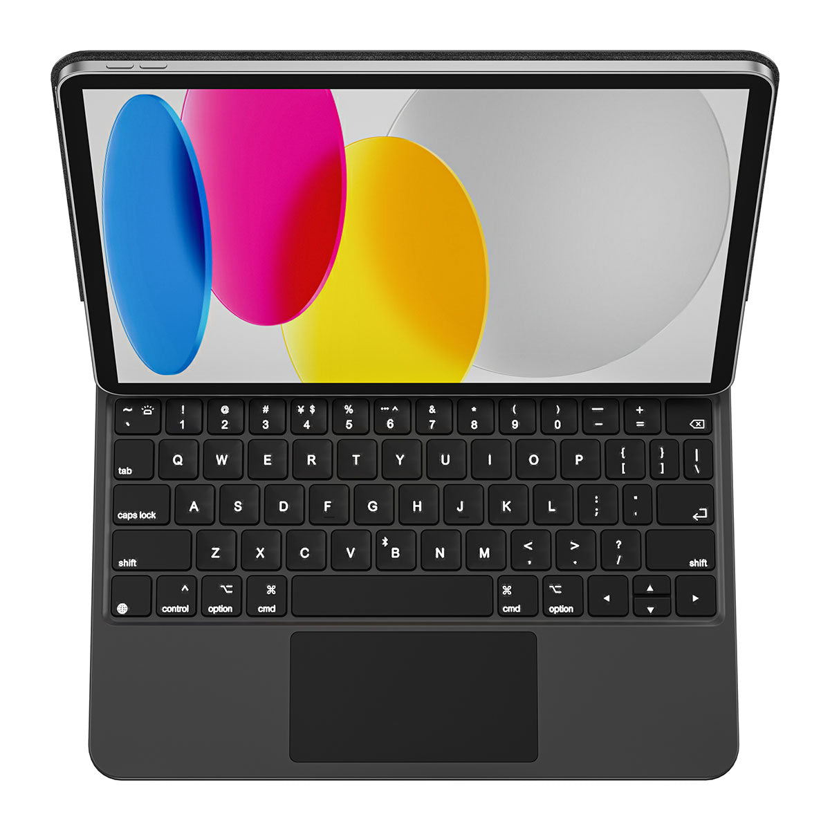 Apple iPad 10.Nesil 2022 10.9" Klavyeli Kılıf Touchpad Klavye Aydınlatmalı Wiwu KX005 Keyboard