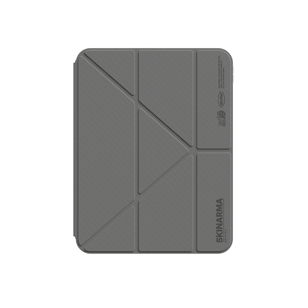 Apple iPad Air 11 2024 Kılıf Skinarma Kalemlikli Arkası Şeffaf Standlı Magnetik Zeta Kılıf