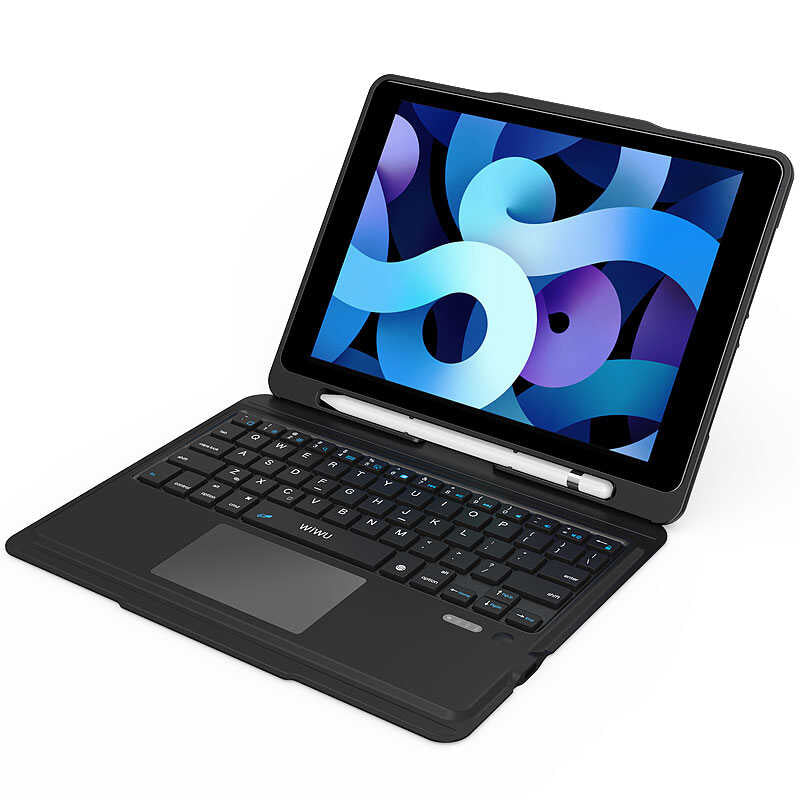 Apple iPad Air 11 2025 M3 Wiwu Keyboard Folio Kablosuz Klavyeli Kılıf