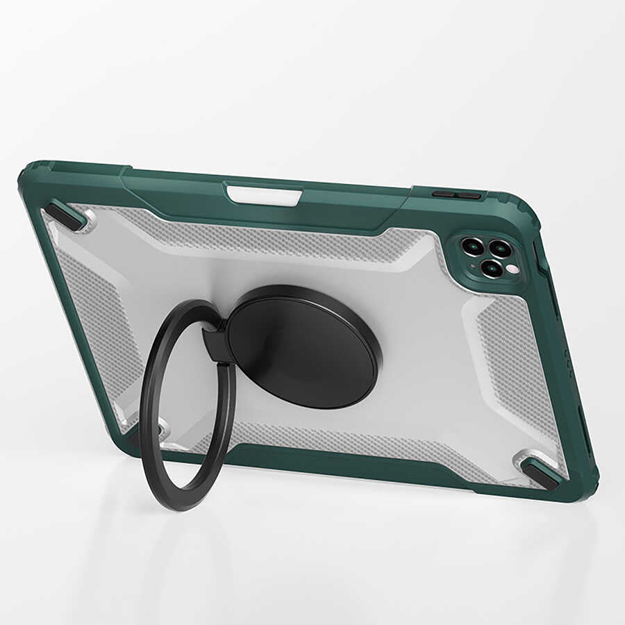 Apple iPad Air 11 2025 M3 Wiwu Mecha Dönebilen Standlı Tablet Kılıfı