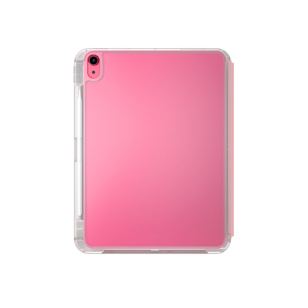 Apple iPad Air 11.Nesil 2025 Kılıf Skinarma Kalemlikli Arkası Şeffaf Standlı Magnetik Zeta Kılıf