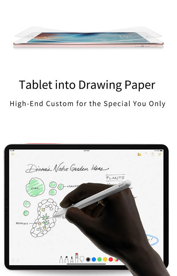 Apple iPad Mini 2021 (6.Nesil) Kağıt Hisli Wiwu iPaper Like Tablet Ekran Koruyucu