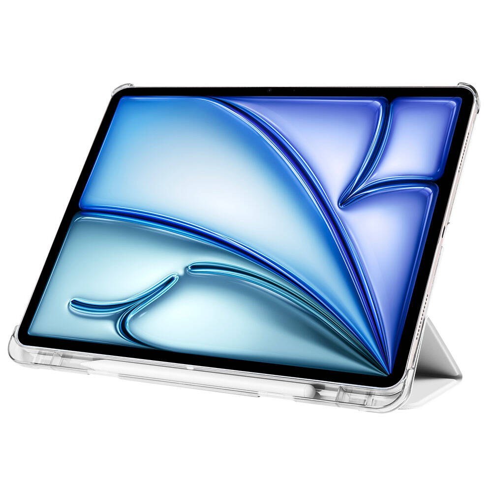 Apple iPad Pro 13 2024 Zore Smart Cover Kalem Bölmeli Standlı 1-1 Kılıf
