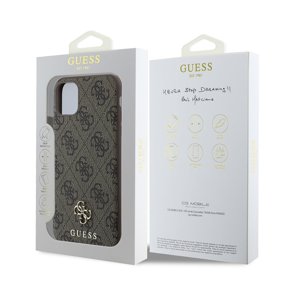 Apple iPhone 11 Kılıf Guess Orjinal Lisanslı M-safe Şarj Özellikli Small 4G Classic Kapak