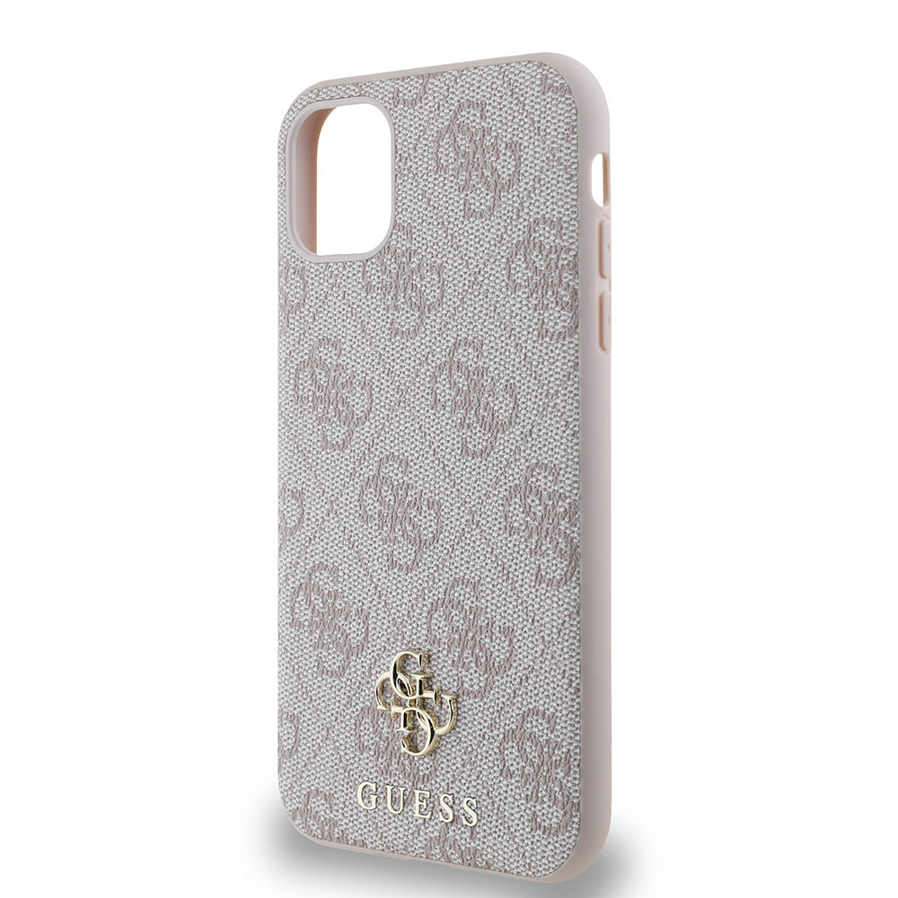 Apple iPhone 11 Kılıf Guess Orjinal Lisanslı M-safe Şarj Özellikli Small 4G Classic Kapak