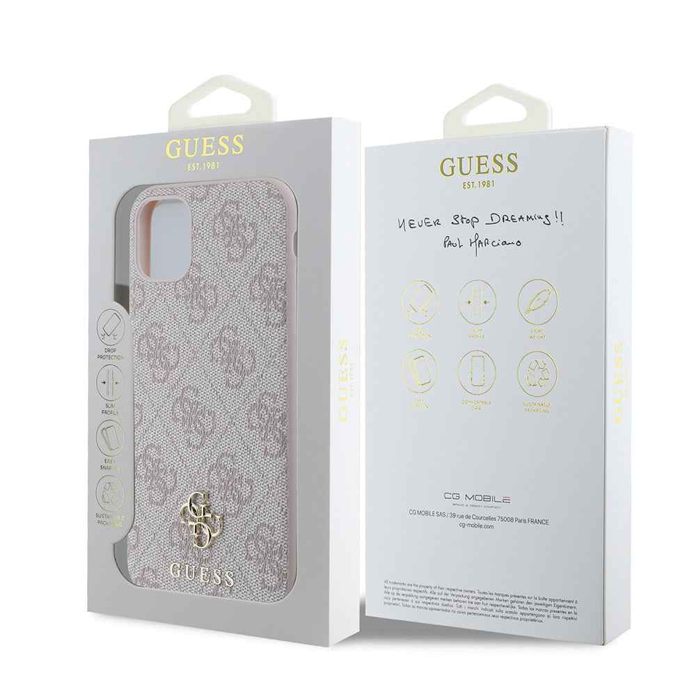 Apple iPhone 11 Kılıf Guess Orjinal Lisanslı M-safe Şarj Özellikli Small 4G Classic Kapak