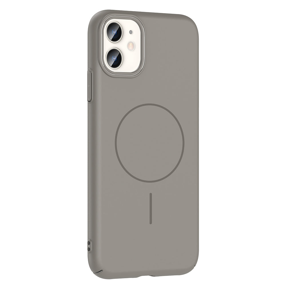Apple iPhone 11 Kılıf M-safe Şarj Özellikli Zore Ruby Sert Kapak
