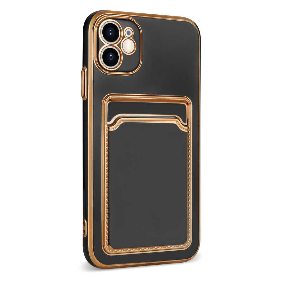 Apple iPhone 11 Kılıf Zore Bark Kartlıklı Kapak