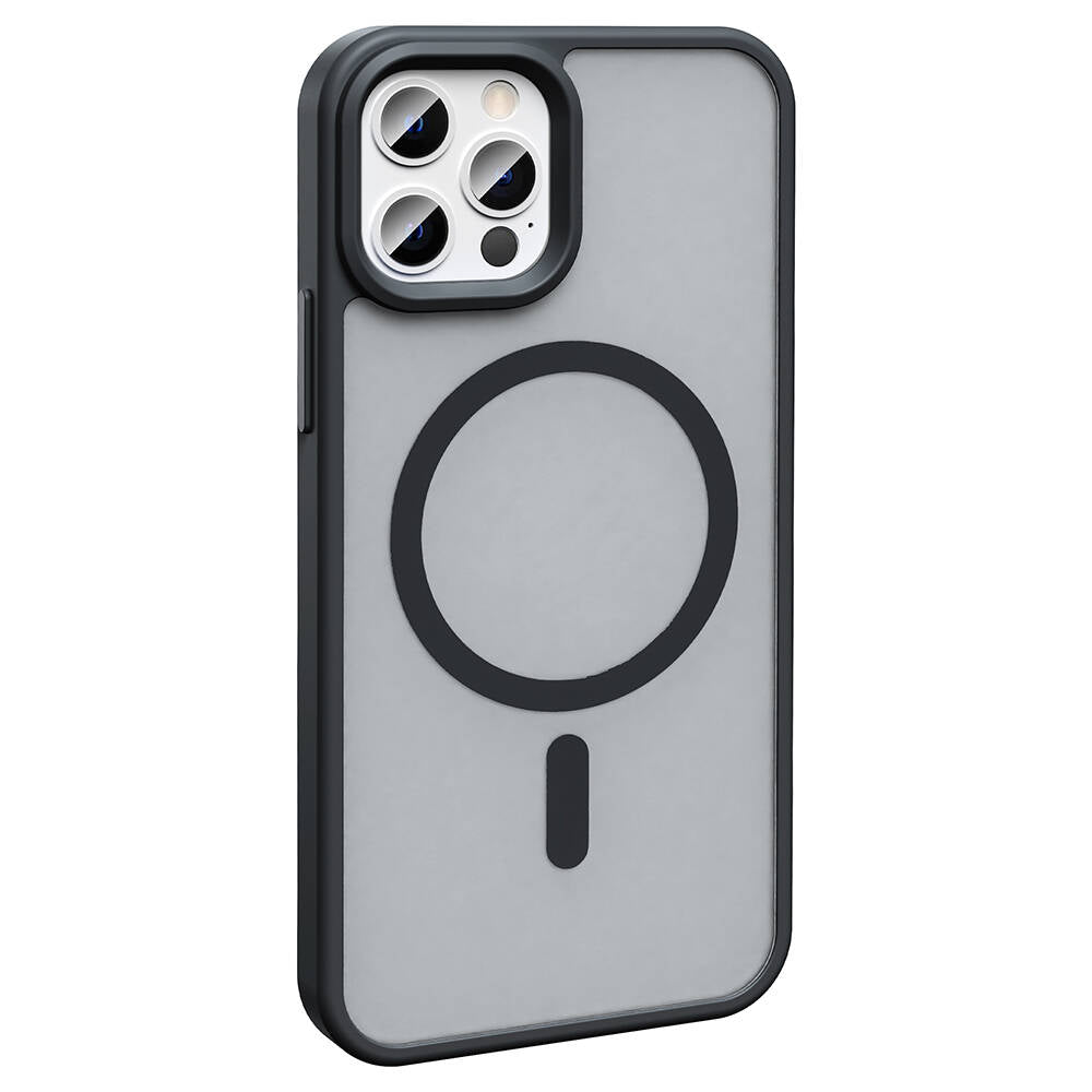 Apple iPhone 11 Pro Max Kılıf M-safe Şarj Özellikli Mat Arka Yüzey Zore Sio Kapak