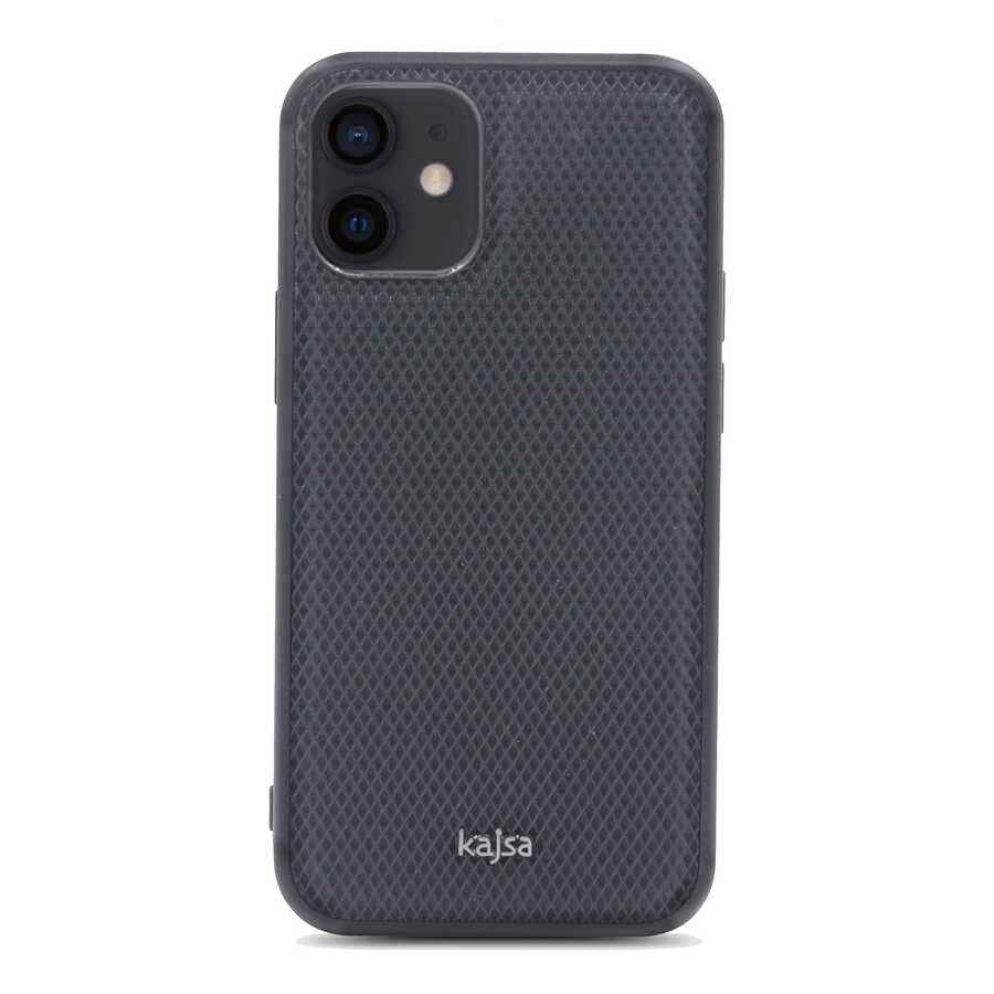 Apple iPhone 12 Kılıf Kajsa Preppie Serisi Dark Kapak