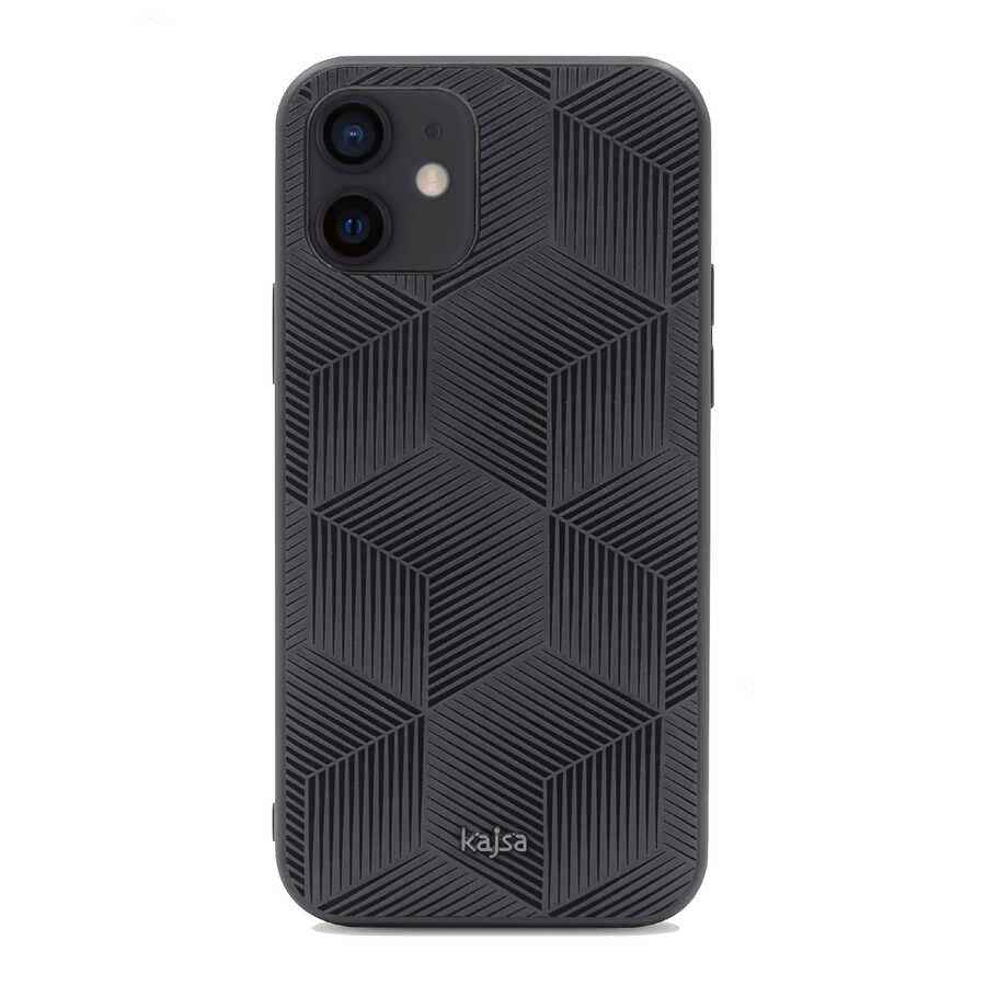 Apple iPhone 12 Kılıf Kajsa Splendid Serisi 3D Cube Kapak