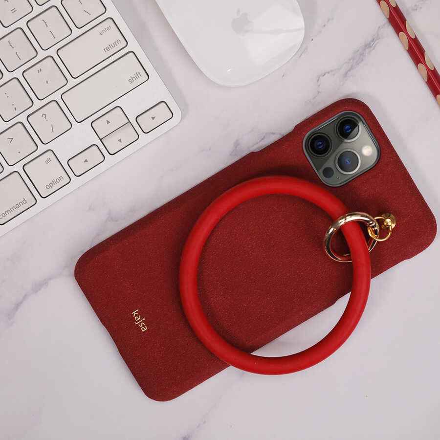 Apple iPhone 12 Kılıf Kajsa Splendid Serisi Morandi Ring Kapak