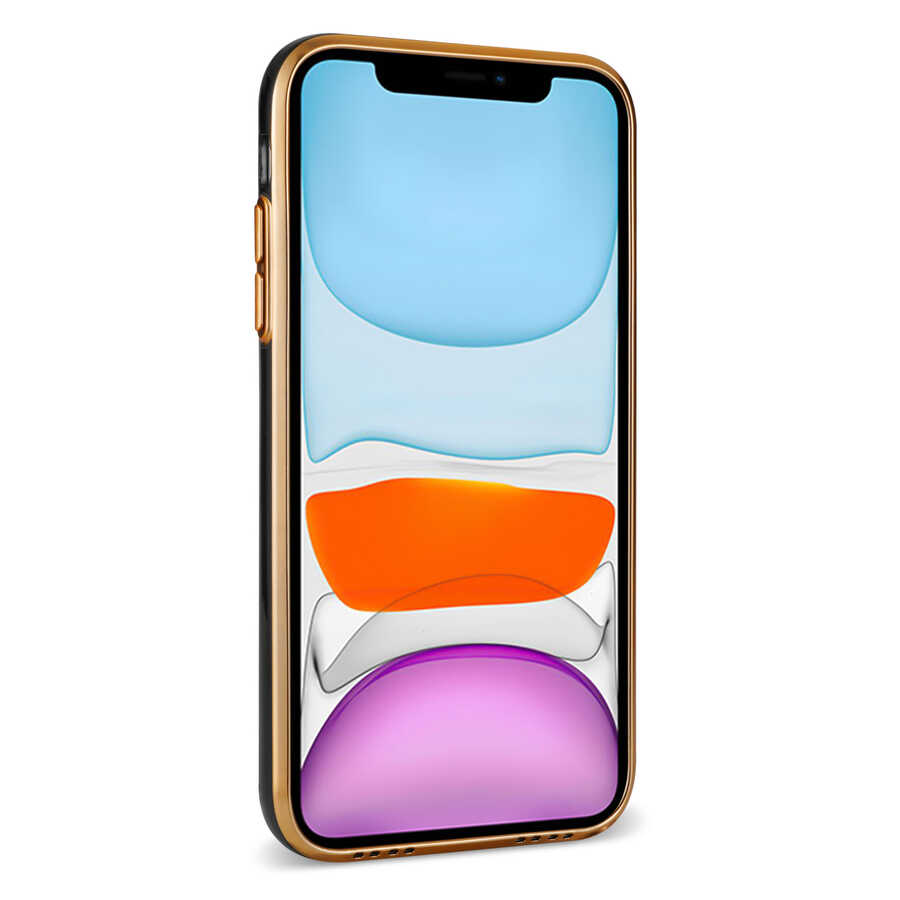 Apple iPhone 12 Kılıf Zore Bark Kartlıklı Kapak