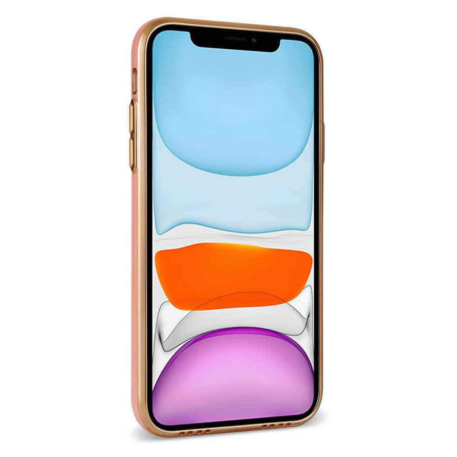 Apple iPhone 12 Kılıf Zore Bark Kartlıklı Kapak