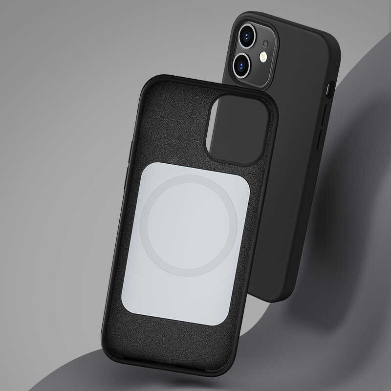 Apple iPhone 12 Mini Kılıf Benks M-safe Magnetic Original Apple MFI Certified Silikon Kapak