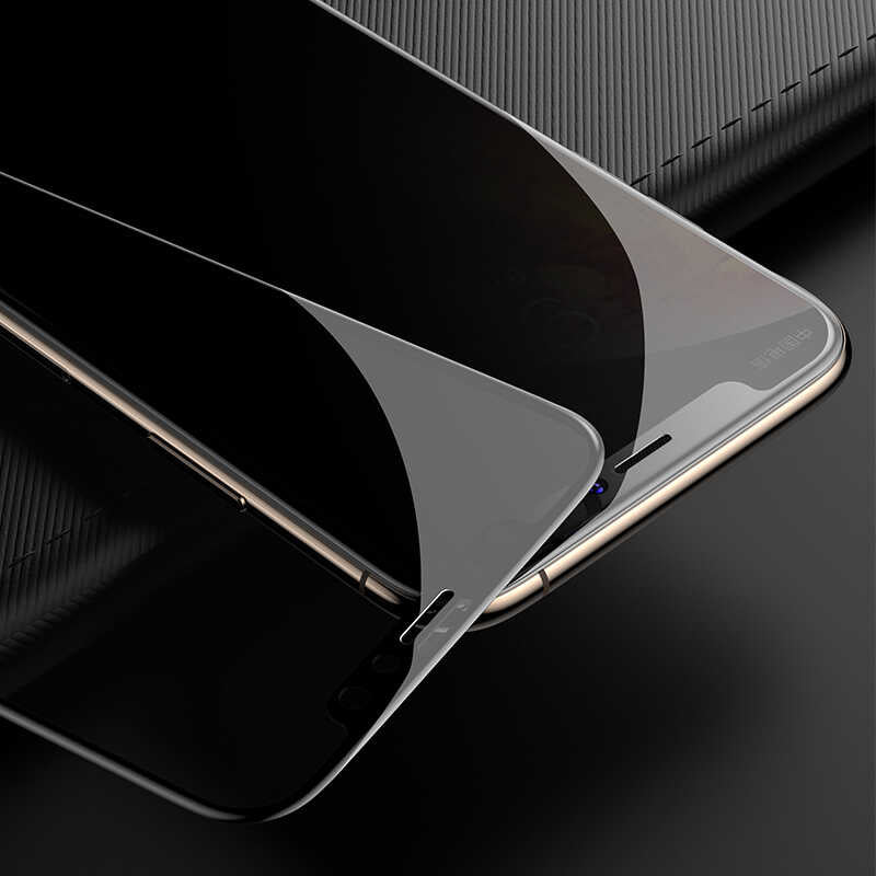 Apple iPhone 12 Pro Davin 5D Privacy Cam Ekran Koruyucu