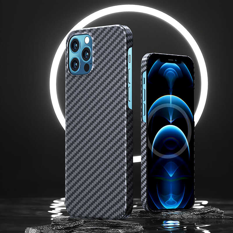 Apple iPhone 12 Pro Kılıf Benks MFİ M-safe Magnetic Aramid Kapak