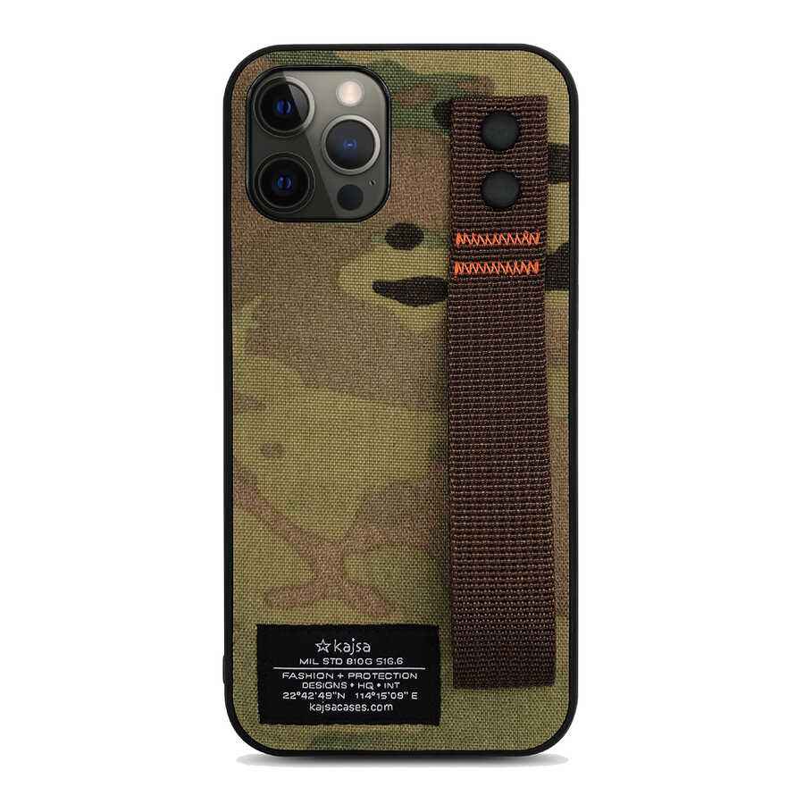 Apple iPhone 12 Pro Kılıf Kajsa Cordura Serisi Military Kapak