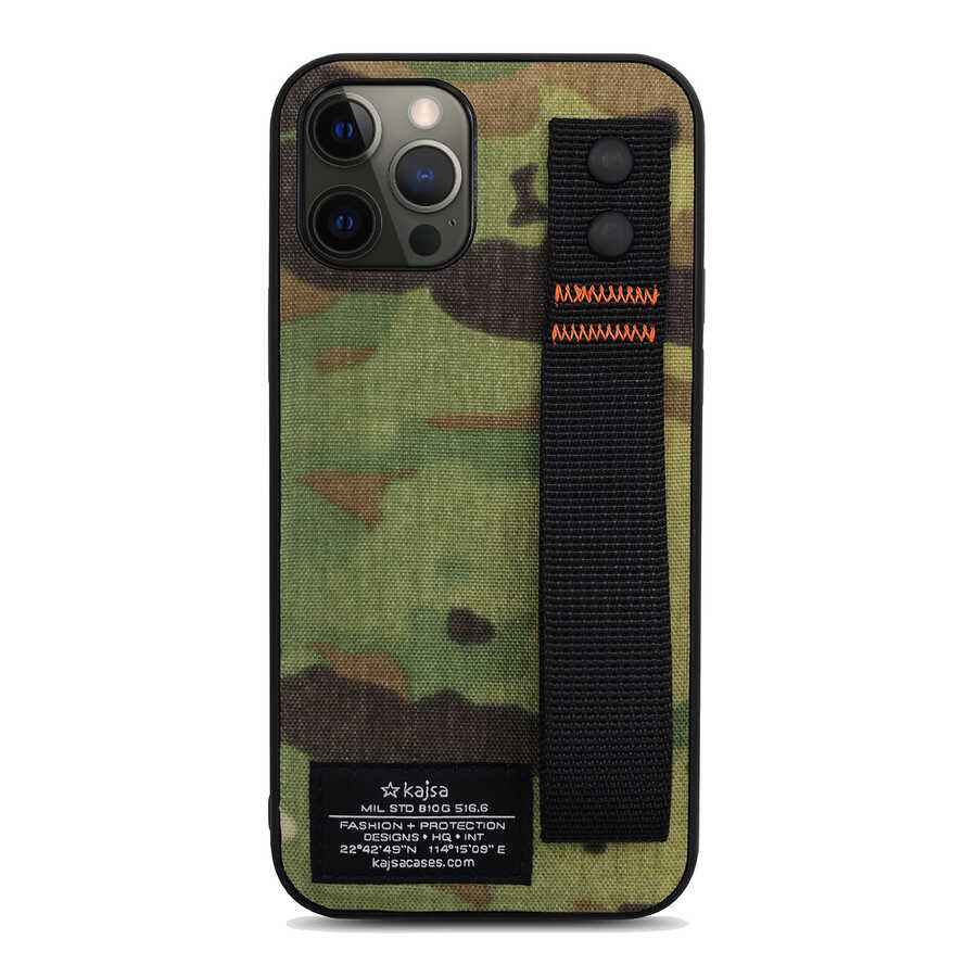 Apple iPhone 12 Pro Kılıf Kajsa Cordura Serisi Military Kapak