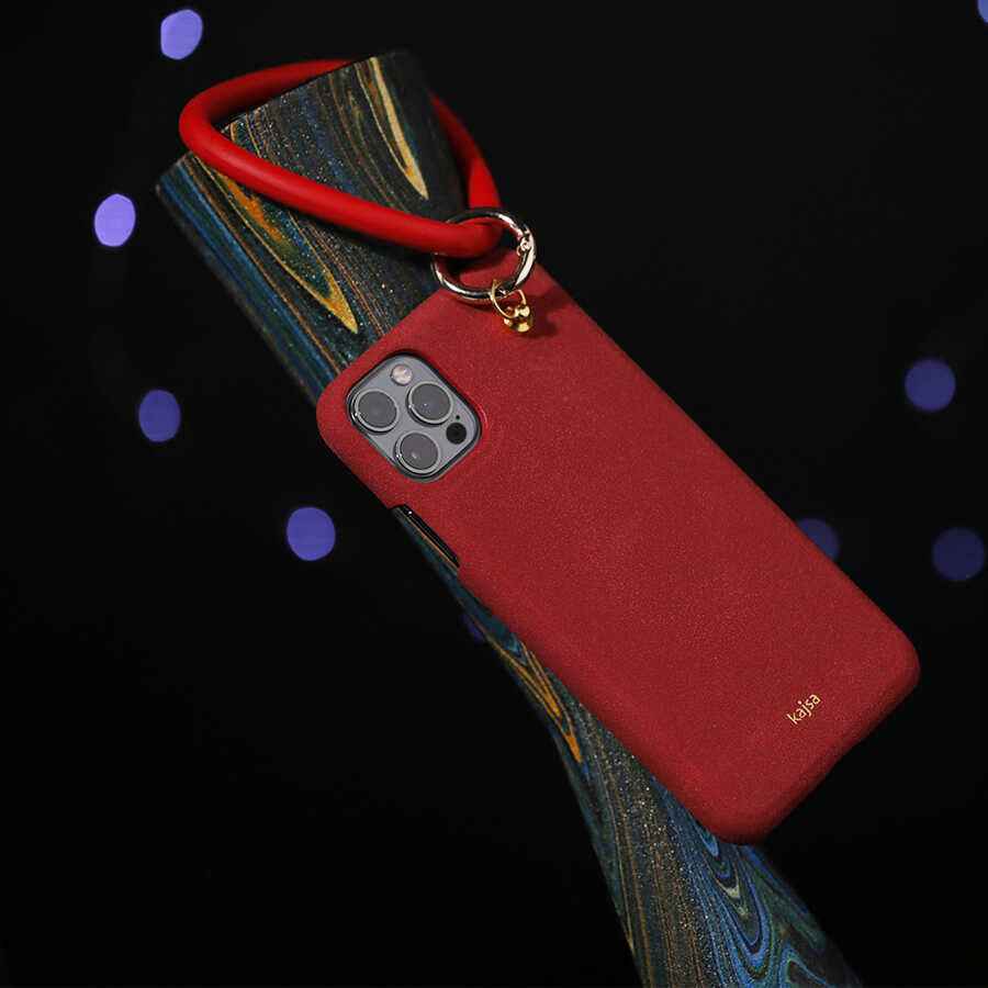 Apple iPhone 12 Pro Kılıf Kajsa Splendid Serisi Morandi Ring Kapak