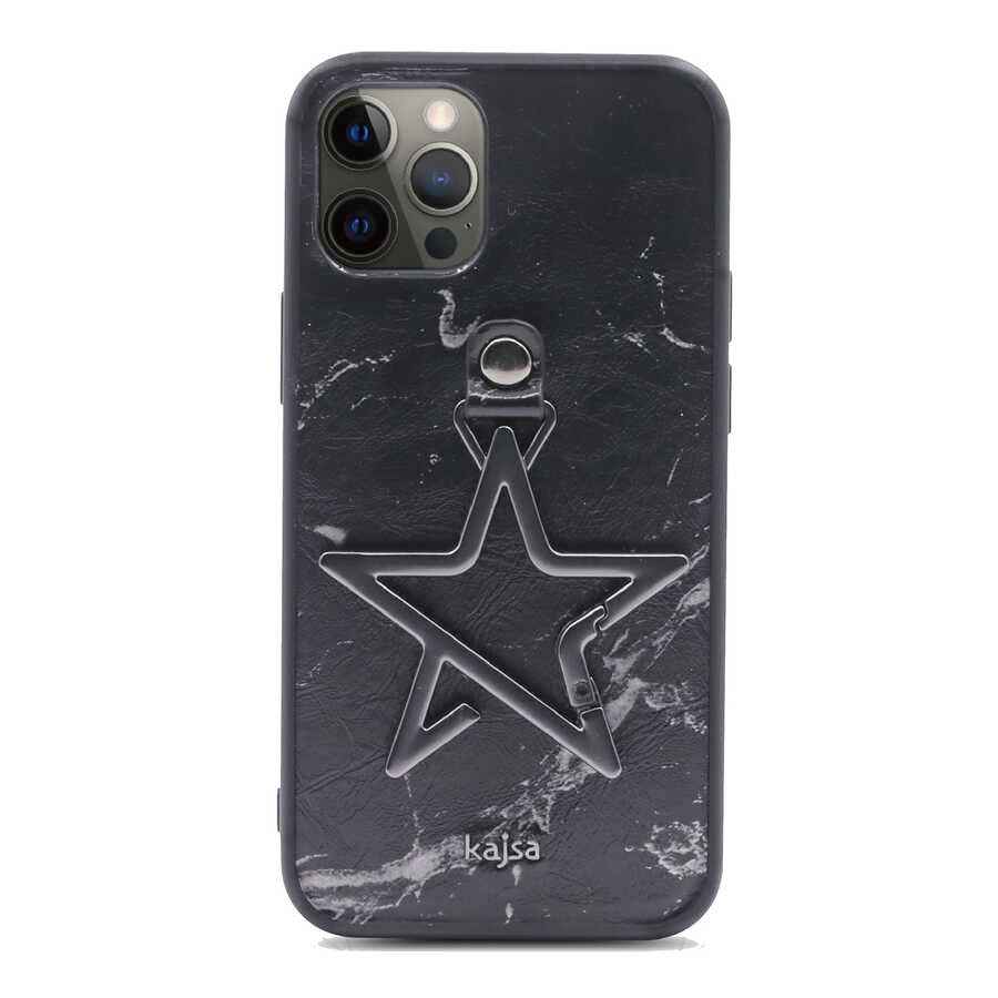 Apple iPhone 12 Pro Kılıf Kajsa Starry Serisi Marble Kapak