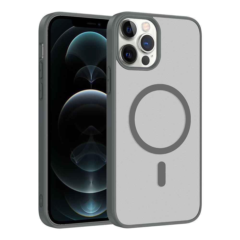 Apple iPhone 12 Pro Kılıf M-safe Şarj Özellikli Zore Babet Kapak