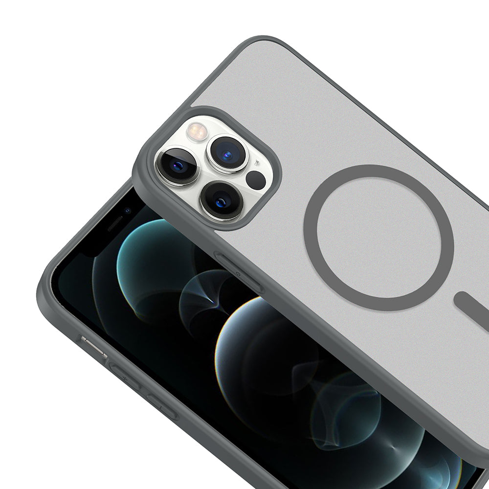 Apple iPhone 12 Pro Kılıf M-safe Şarj Özellikli Zore Babet Kapak