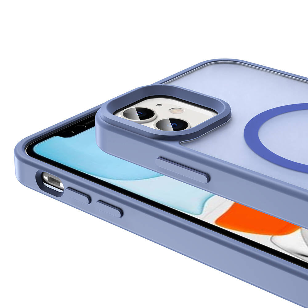 Apple iPhone 12 Pro Kılıf M-safe Şarj Özellikli Mat Arka Yüzey Zore Sio Kapak