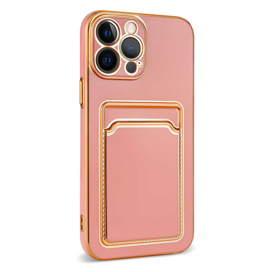 Apple iPhone 12 Pro Kılıf Zore Bark Kartlıklı Kapak