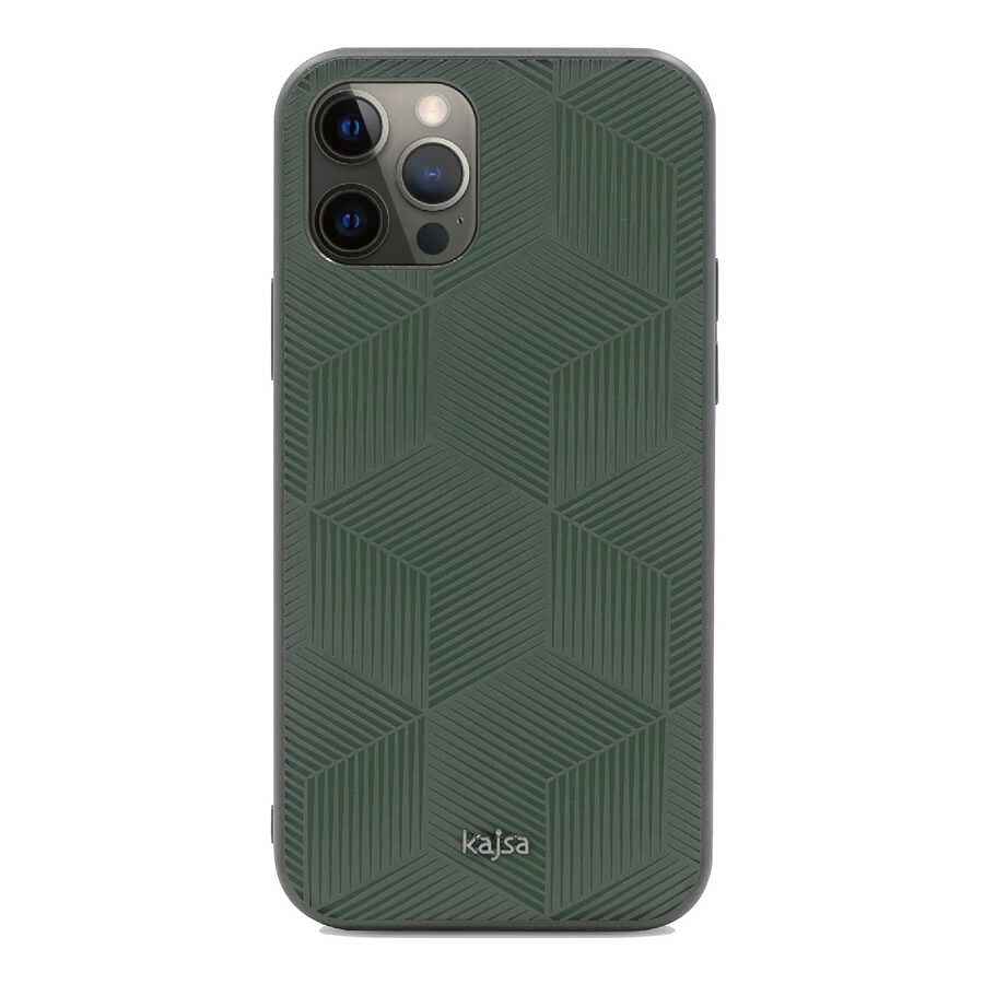 Apple iPhone 12 Pro Max Kılıf Kajsa Splendid Serisi 3D Cube Kapak