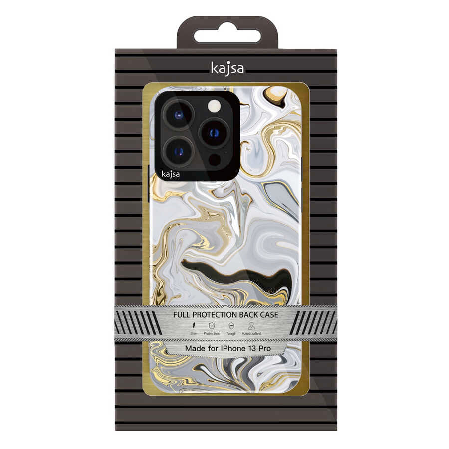 Apple iPhone 13 Kılıf Kajsa Shield Plus Abstract Serisi Arka Kapak