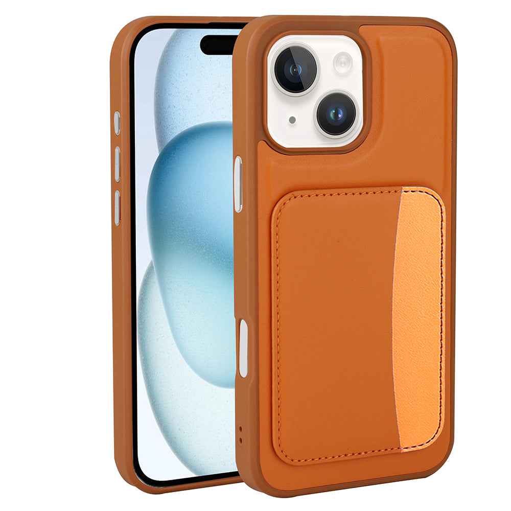 Apple iPhone 13 Kılıf Kartlıklı Zore X-Kart Silikon Kapak