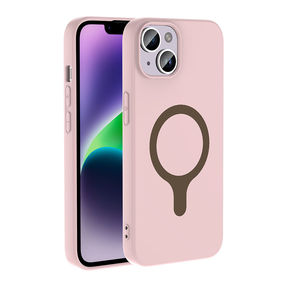 Apple iPhone 13 Kılıf M-Safe Şarj Özellikli Zore Aris Silikon Kapak
