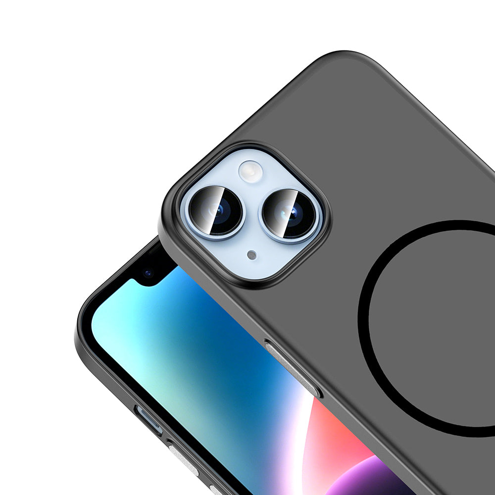 Apple iPhone 13 Kılıf M-Safe Şarj Özellikli Zore Lora PC Kapak