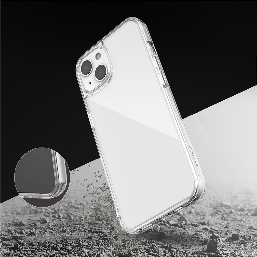 Apple iPhone 13 Kılıf Raptic Glass Plus Serisi Şeffaf Kapak