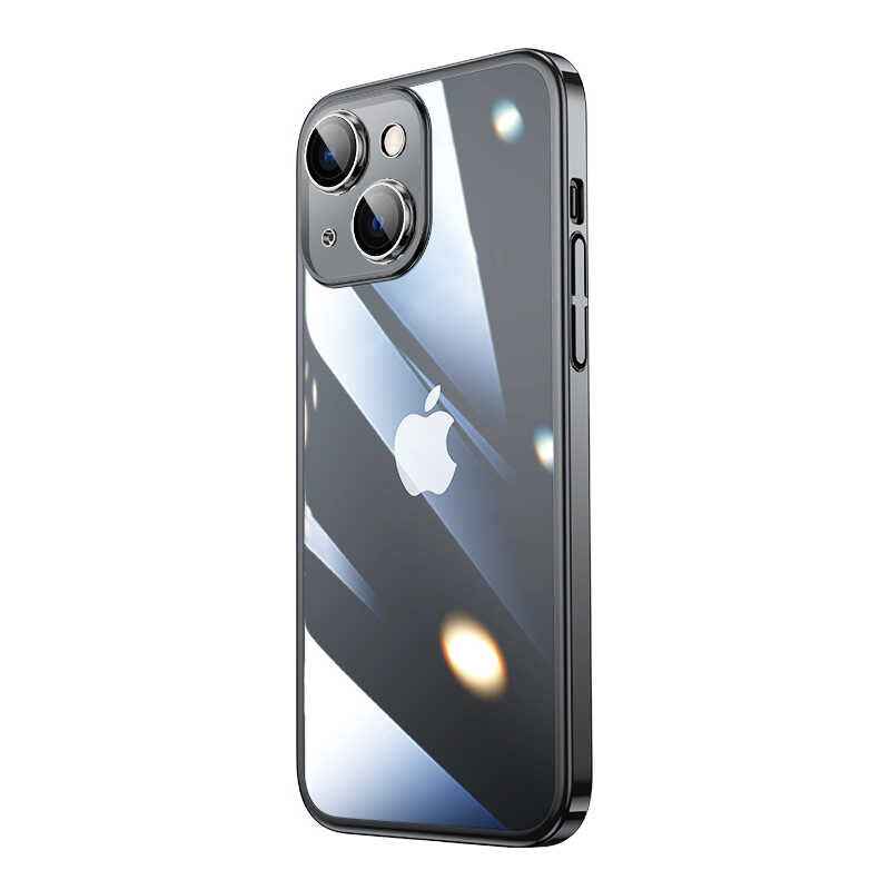 Apple iPhone 13 Kılıf Sert PC Renkli Çerçeveli Zore Riksos Kapak