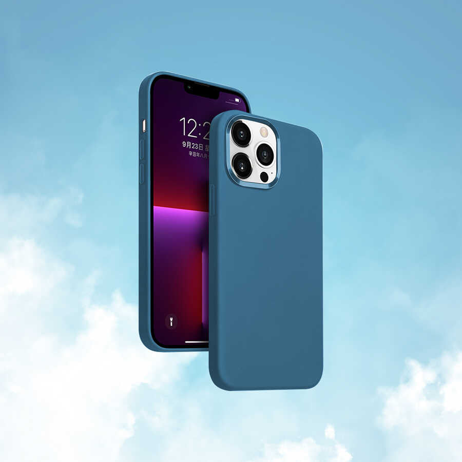 Apple iPhone 13 Kılıf Wiwu M-safe Magnetic Silikon Kapak